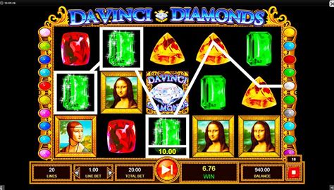 Da Vinci Diamonds : Machine à sous Gratuite D'IGT Sur L'art.